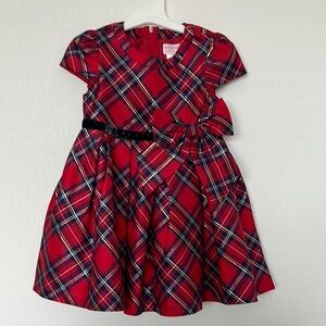 American Girl Red and Blue Fit and Flare Dress